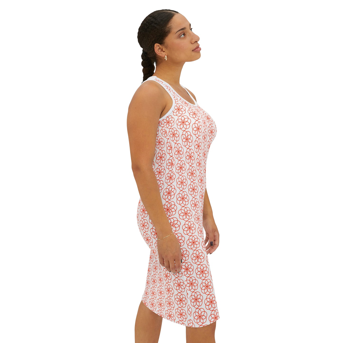 Robe confort a fleurs.