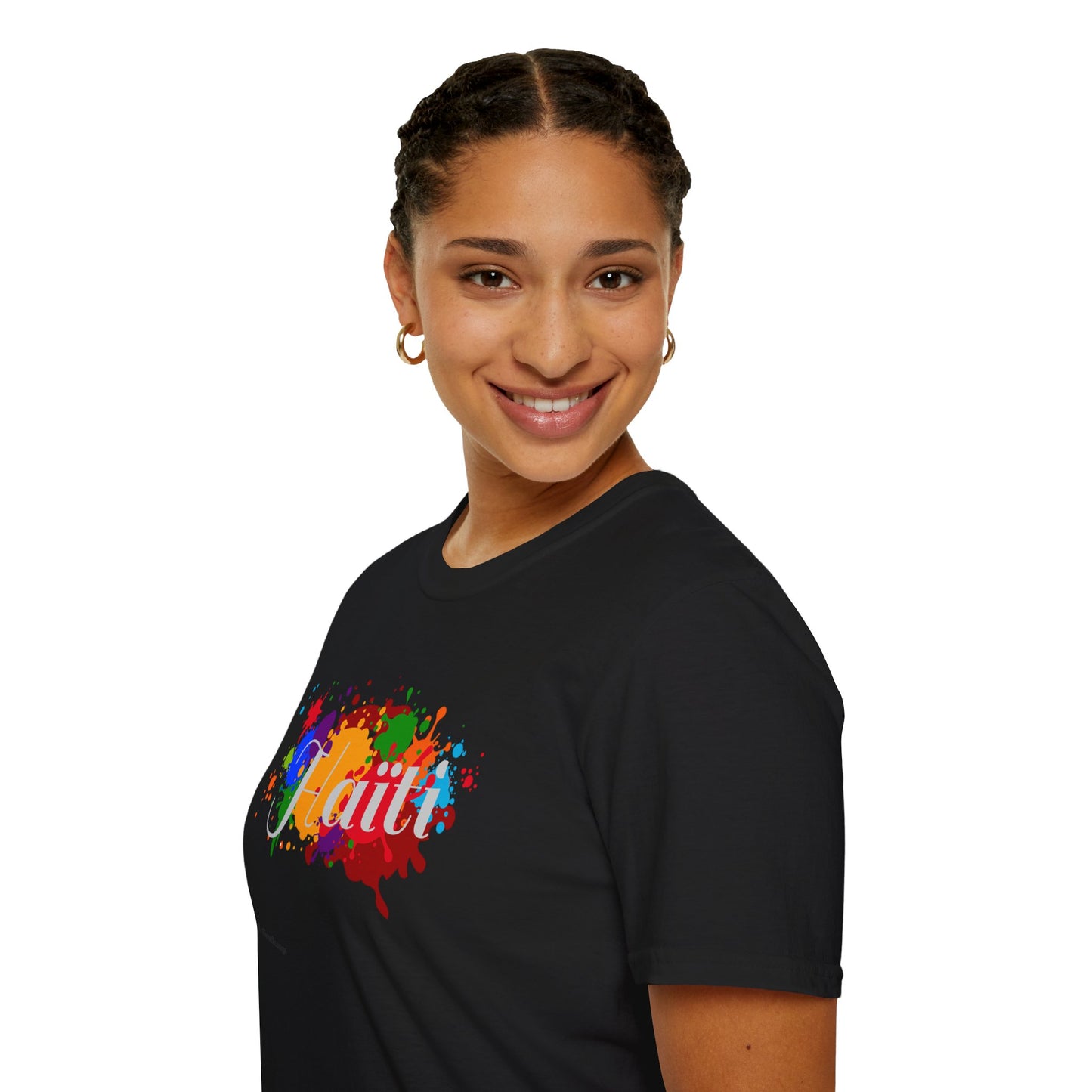Haiti Art Softstyle Unisex T-Shirt - Casual Travel Tee for City Lovers