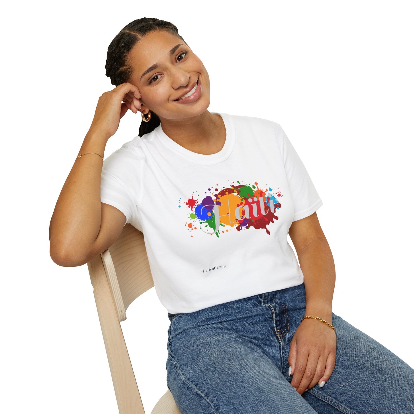 Haiti Art Softstyle Unisex T-Shirt - Casual Travel Tee for City Lovers