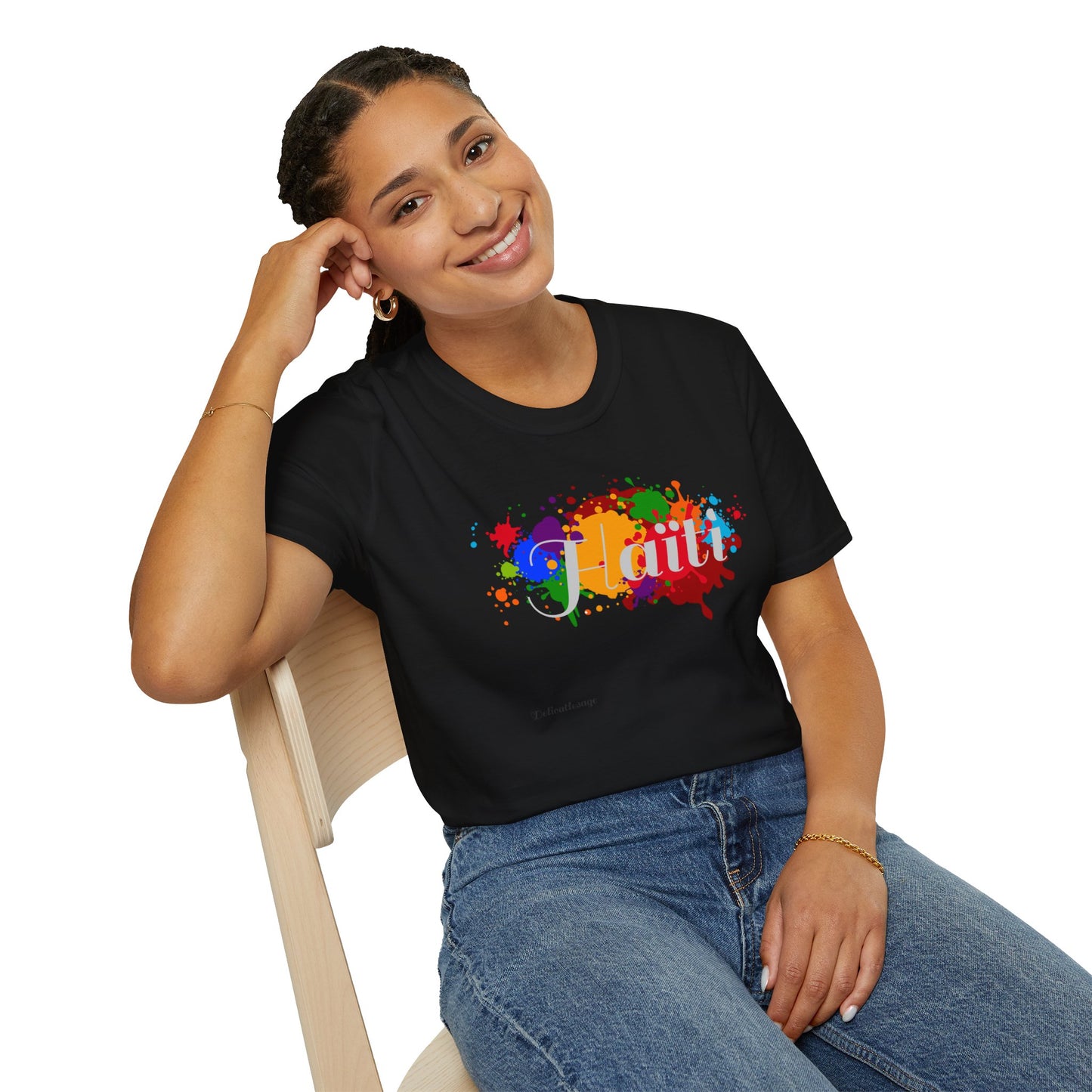 Haiti Art Softstyle Unisex T-Shirt - Casual Travel Tee for City Lovers