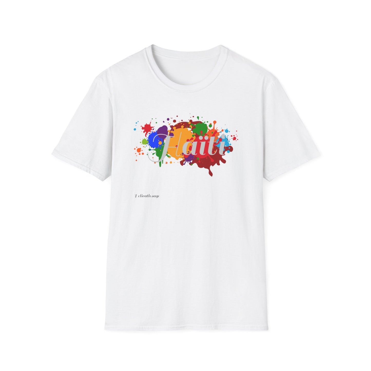 Haiti Art Softstyle Unisex T-Shirt - Casual Travel Tee for City Lovers